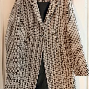 Etcetera Black and White Patterned Blazer